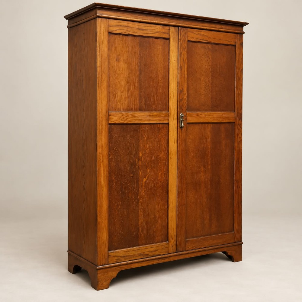 an oak compactum dwarf wardrobe c1920