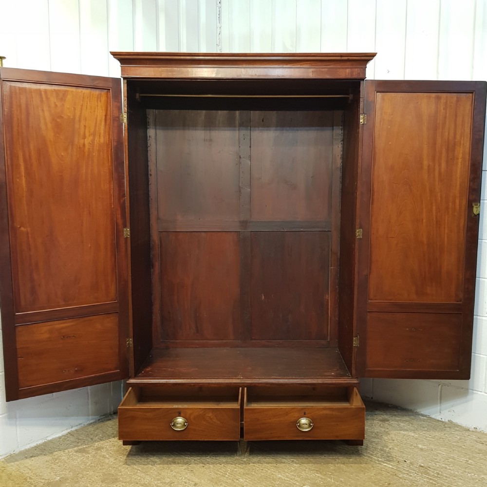 Regency Forgers Antique Regency Mahogany Y Double Wardrobe C1820 | 981379 | www ...