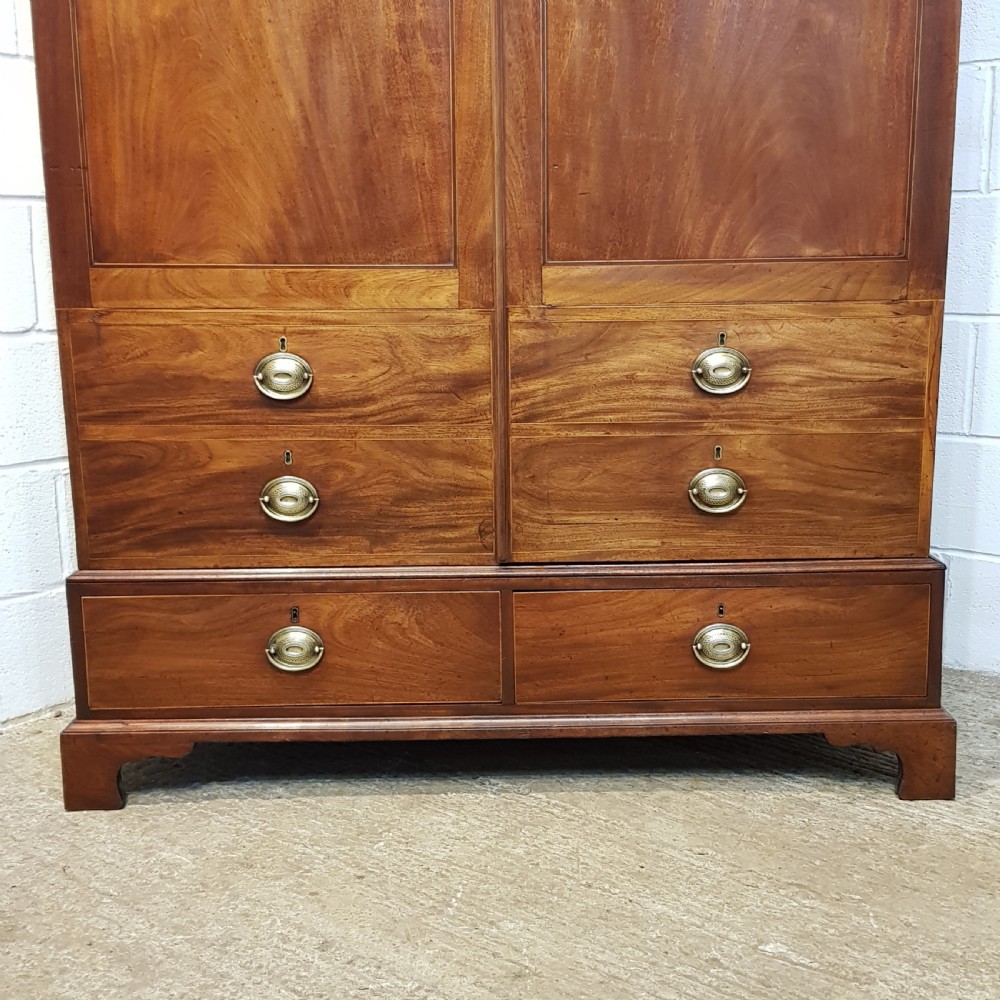 Regency Forgers Antique Regency Mahogany Y Double Wardrobe C1820 | 981379 | www ...