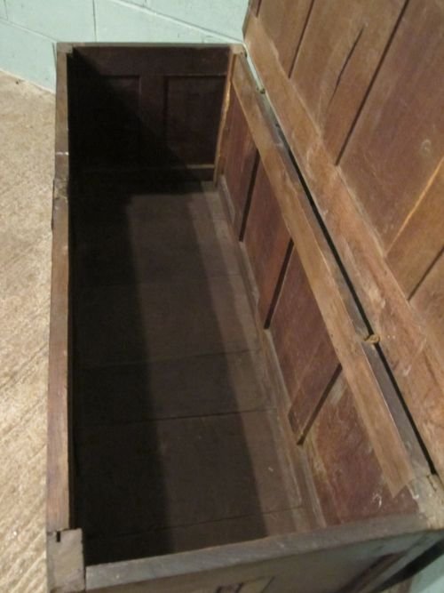 Old Box Colth Antique Large 17th Century Country Oak Coffer Box C1680 W6825/27.2 ...