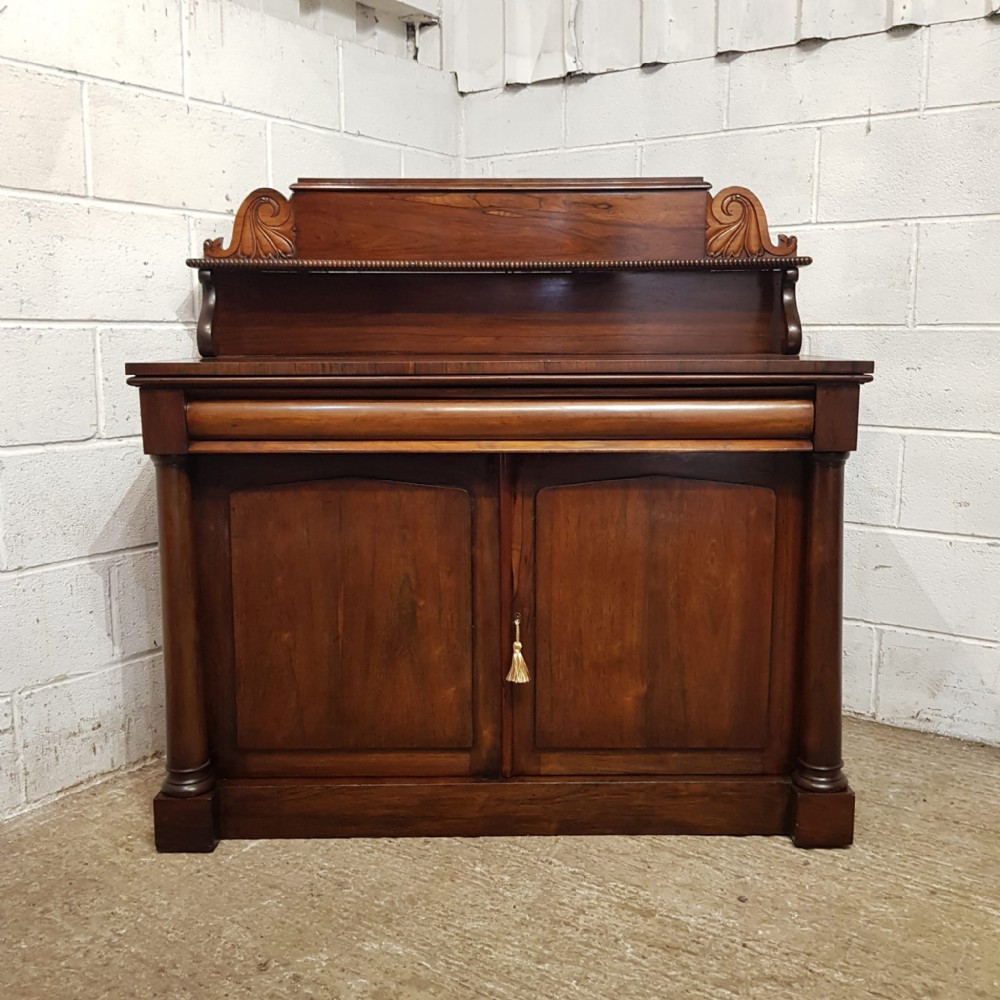 an early victorian rosewood chiffionier c1840