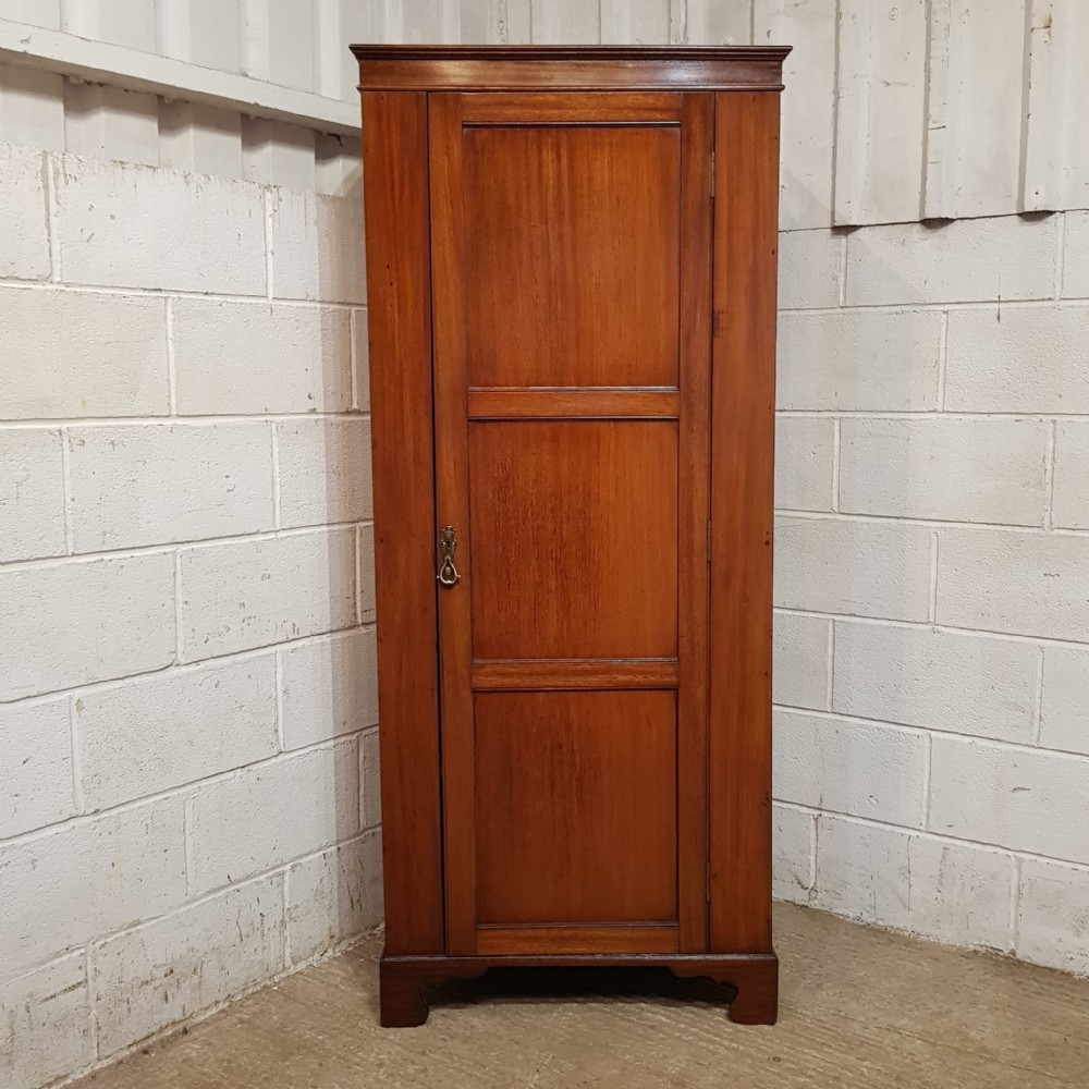 a mahogany sentry box wardrobe c1920