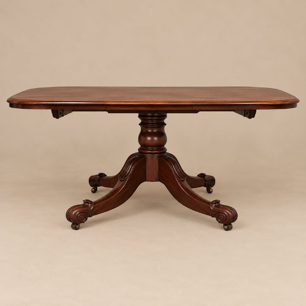 a late george 3rd square tip top dining table c 1820 seats up to 8 people